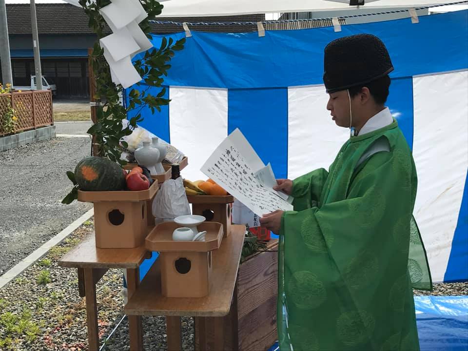 地鎮祭と上棟