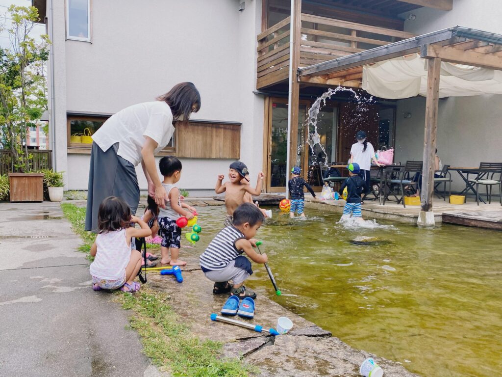 夏休み！水遊び！