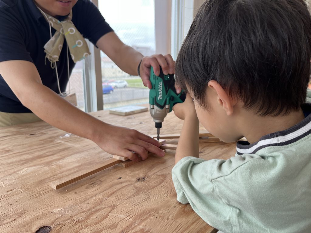 【ひだまりフェス】木工教室🔨ゴム鉄砲づくり体験