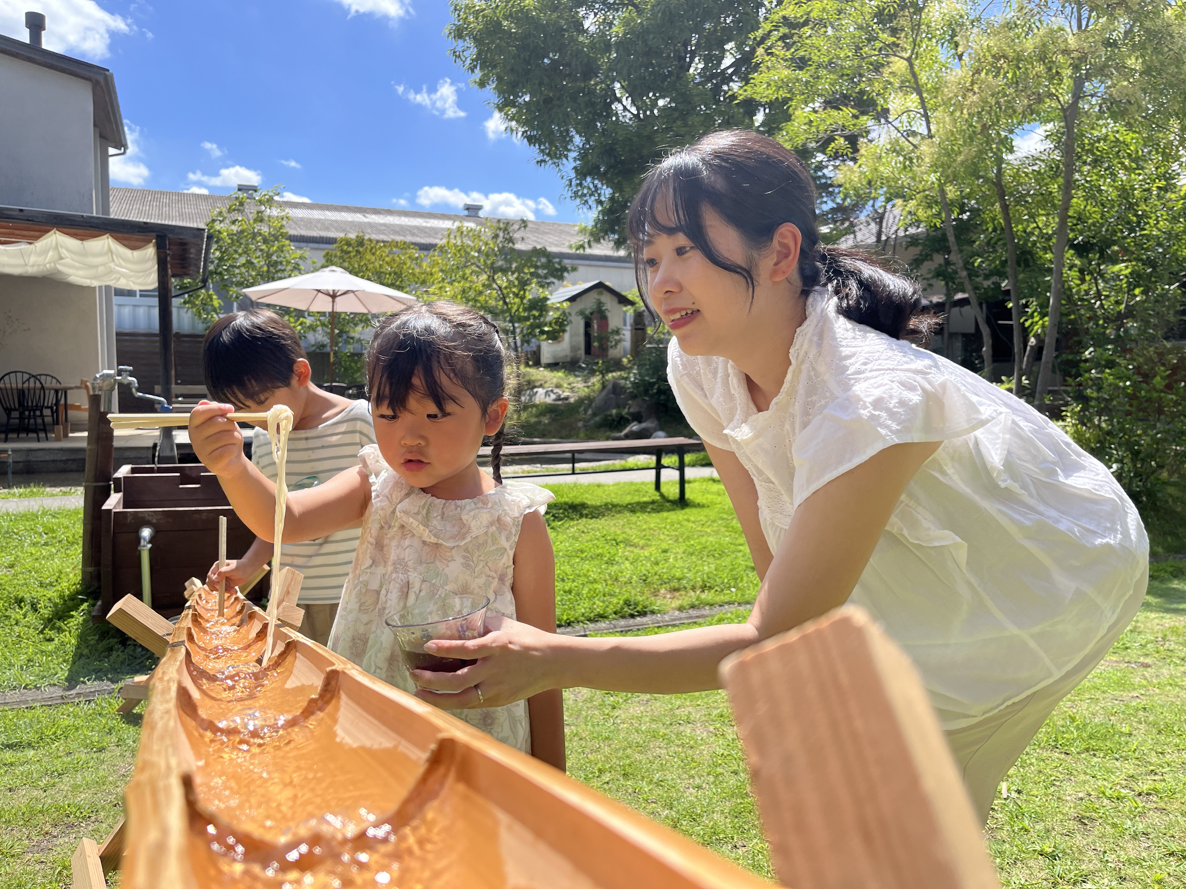 流しそうめん体験ほったらかし見学会@岐阜