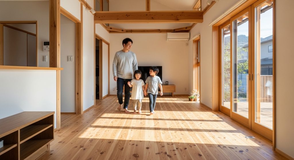 無垢床にこだわる岐阜の家づくり｜木造注文住宅 自然素材 無垢床 経年変化の特徴を知る