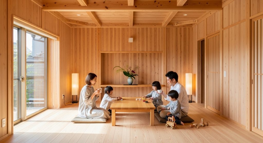 木造注文住宅 ひのき 香り 効果｜岐阜の暮らしにリラックスと森林浴を届ける家づくり