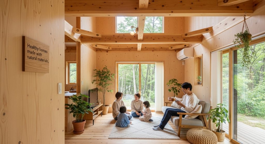 シックハウスが不安な方へ｜自然素材で健康住宅 シックハウスの疑問を岐阜の木造注文住宅で解消