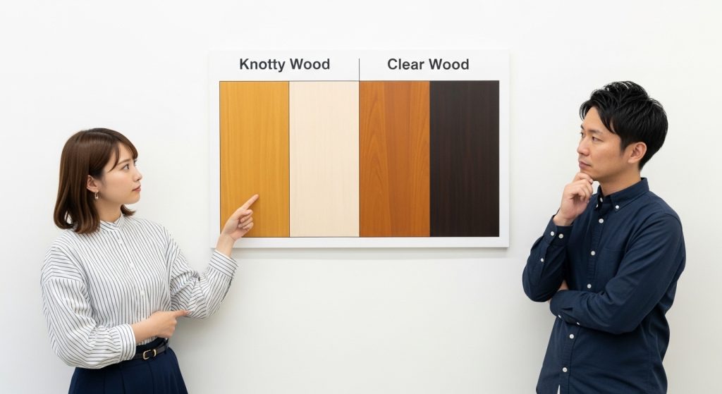 【自然素材 無垢材 節あり・なし】岐阜で建てる木造注文住宅を比較表で選ぶ方法