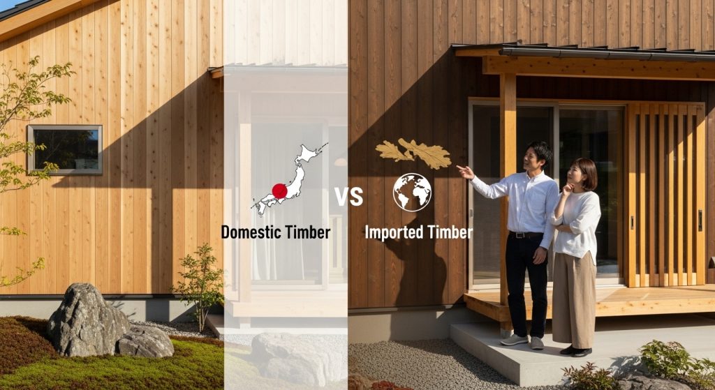 【自然素材 国産材 外材】比較表で見る木造注文住宅の価格と品質の選び方