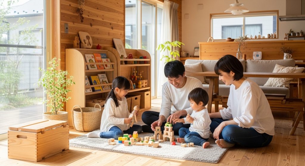 【自然素材 木の家 子育て 効果】子どもの成長を見守る木造注文住宅のヒント
