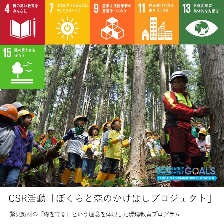 ひだまりほーむのSDGs　vol.5　CSR活動「ぼくらと森の架け橋プロジェクト」